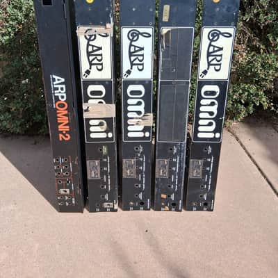 Lot of 5 ARP Omni Mk 1 & Omni 2 Synthesizer Shells