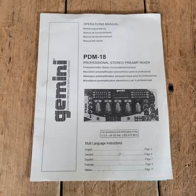 Gemini PDM18 DJ Mixer image 7