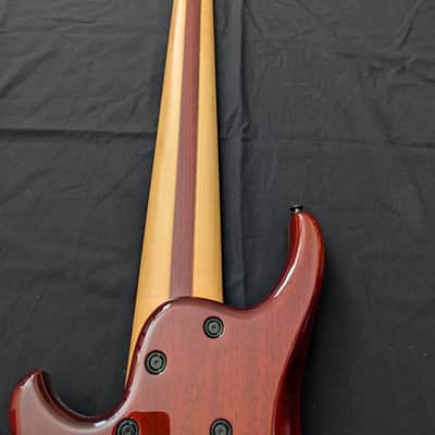 Roscoe SKB 6-string fretless bass image 7
