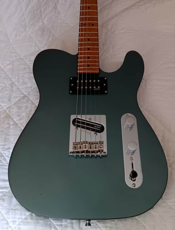 Squier Contemporary Telecaster RH (w/ Tasteful Upgrades) 2023 - Gunmetal Metallic image 1