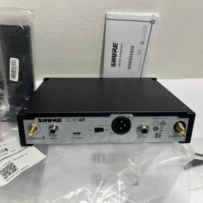 Shure GLXD4R Z2 GLXD14R Wireless Rackmountable Rack Ear Mount Receiver w PS43US Power Supply for GLXD GLXD1 GLX-D GLXD4=-Z2 Vocal Mic Guitar Instrument Advanced Digital Wireless Systems Band 2400-2483.5MHz for GLXD24R GLXD14 SM58 B58 Beta 58 B87A Open Box image 9