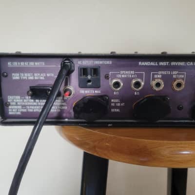 Randall RG100HT Amplifier Amp Rack Unit Dime Dimebag Darrell Pantera George Lynch Dokken RG100ES image 7