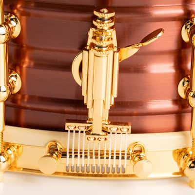 AK Drums Copper Shell Dresdner Type Orchestra Model / DeLuxe repro Copper Finish 5"x14" image 2