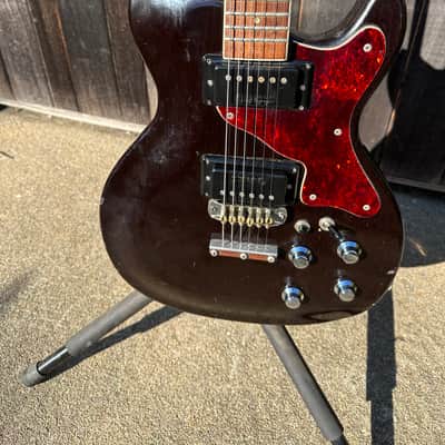 Mosrite Blues Bender 1971-1973 - Black/Burgandy image 2