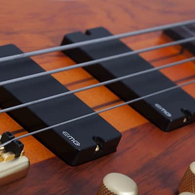 Schecter Stiletto Studio-4 FL Electric Bass Honey Satin image 8