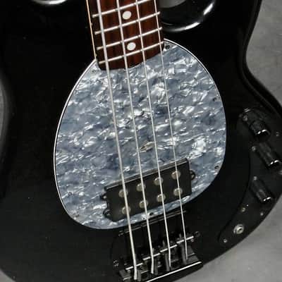 OLP MM2 4-String Bass Guitar, Ernie Ball MusicMan Stingray, Music Man, Black image 7