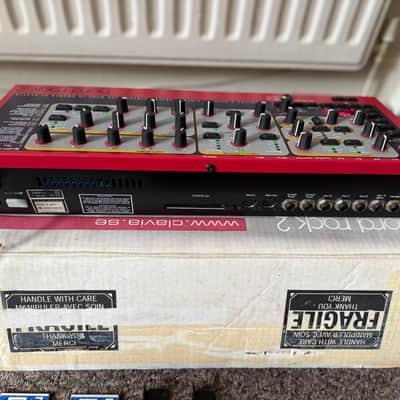 Nord Rack 2 16-Voice Rackmount Virtual Analog Synthesizer 1997 - 2003 - Red image 2