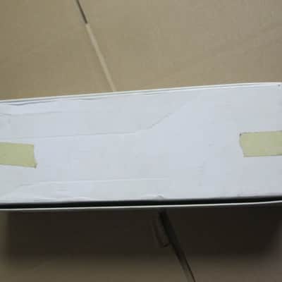 used (less than light average wear) Boss EMPTY Box for PW-10 V-Wah (NO pedal, NO Owner's Manual, NO Oother paperwork) 2000s (specifically July 2004) - LID: thin stiff paper material / GRAPHICS: gray, white & black / Bottom Part: cardboard (mostly white) image 15