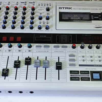 Sansui WSX1 6-MULTITRACK DOUBLE-CASSETTE Recorder with Clear Plastic Cover, VINTAGE 1990 image 2