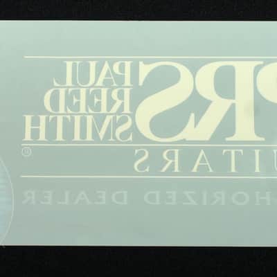 PRS Paul Reed Smith Guitars Color Super Large 7x13 Dealer Sticker Window Decal image 1