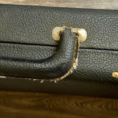 Vintage Fender Precision/Jazz Bass Hardcase 60's 70's- Black/Orange image 16