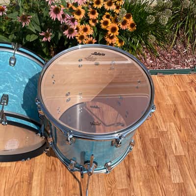 Ludwig Classic Maple Bop Kit Drum Set Glacier Blue 18/12/14 *Mint* image 12