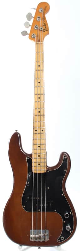 1974 Fender Precision Bass, mocha brown ultra lightweight image 1