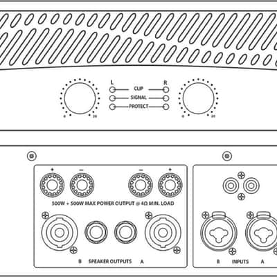 Qtx QA1000 Power Amplifier, New Stock image 3