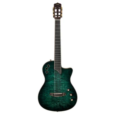 Cordoba Stage Artist Nylon-String Electric Guitar - Agave Burst image 2