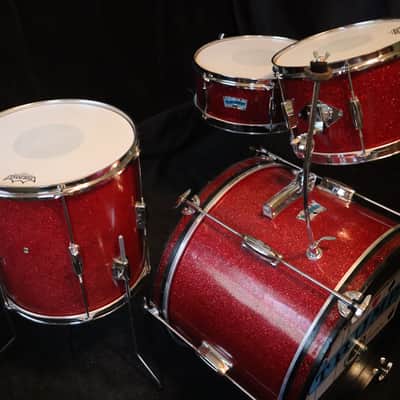 Vintage MIJ "Trump" 4-pc Drum Kit 20/12/14+Snare image 2