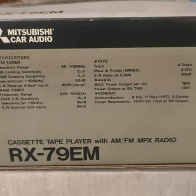 Mitsubishi RX-79EM car cassette player new old stock - 1970's image 2