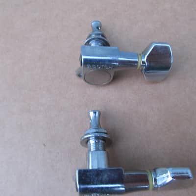 Vintage Gotoh Japan 6 Inline Guitar Tuners In Line Tuners image 4
