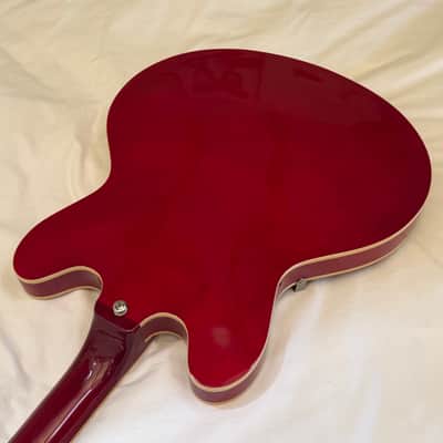 2012 Epiphone Casino - Last of the Made in Korea (MIK) Casinos - Cherry - Free Pro Setup - 5.9 lbs image 12