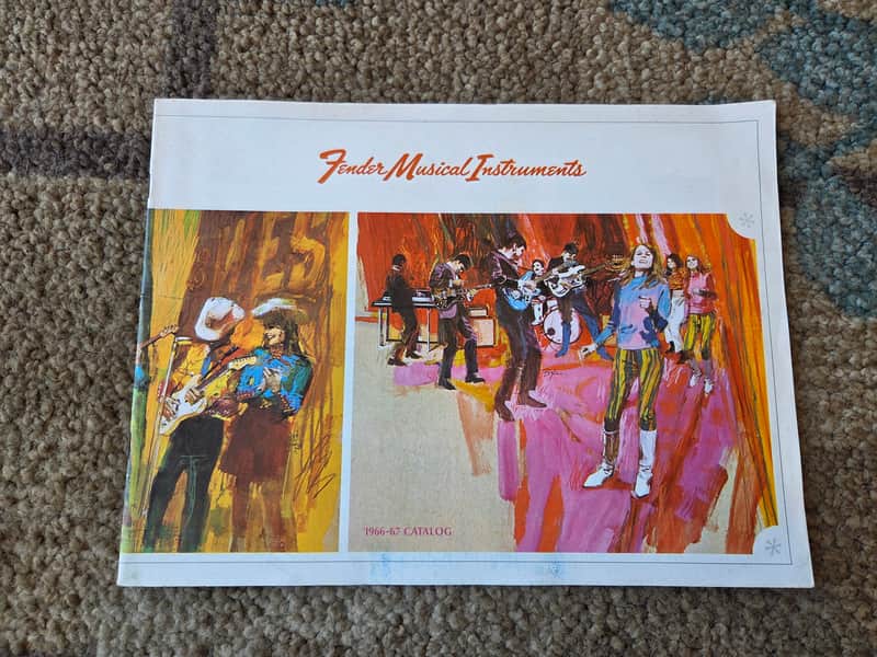Vintage 1966-1967 Fender Musical Instruments Full-Line Catalog! Rare, Original Case Candy, Paperwork! image 1