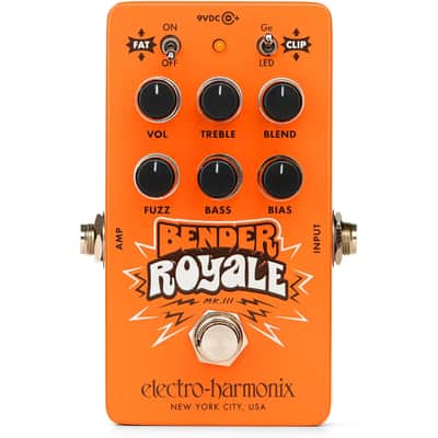 Electro-Harmonix EHX Bender Royale MKIII Fuzz Guitar Effect Pedal