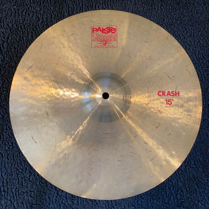 Paiste 15" 2002 Crash Cymbal 1980 - 2015 - Traditional image 1