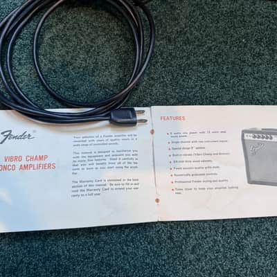 1971 Fender Vibro Champ - Amp (6-Watt 1x8" Guitar Combo) image 8