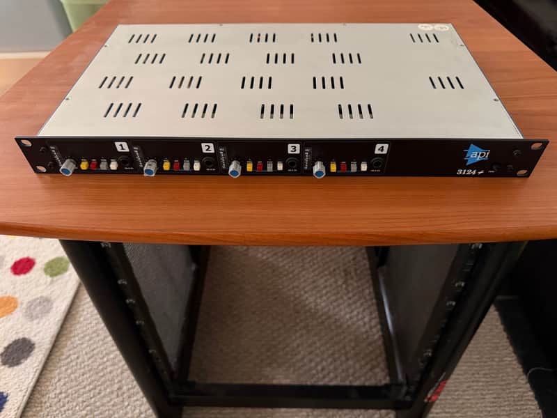 API 3124+ 4-Channel Mic Preamp 2000 - 2016 - Black (fully serviced in June 2026) image 1