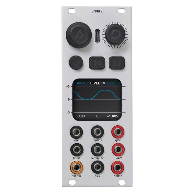 thorn.audio splines eurorack visual vector curve module (Silver) image 1