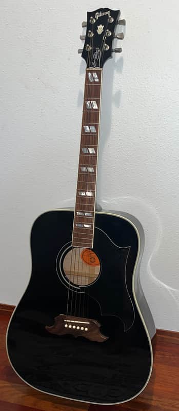 Gibson Elvis Presley Signature Dove 2003 Ebony (VERY RARE) PLAYED BY PAUL HINOJOS (At The Drive-In & The Mars Volta) FREE ATDI MERCH BUNDLE INCLUDED! image 1
