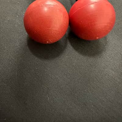 VINTAGE Promark Medium Rubber Mallets, Red, Flexible Plastic Shafts - MINT image 4