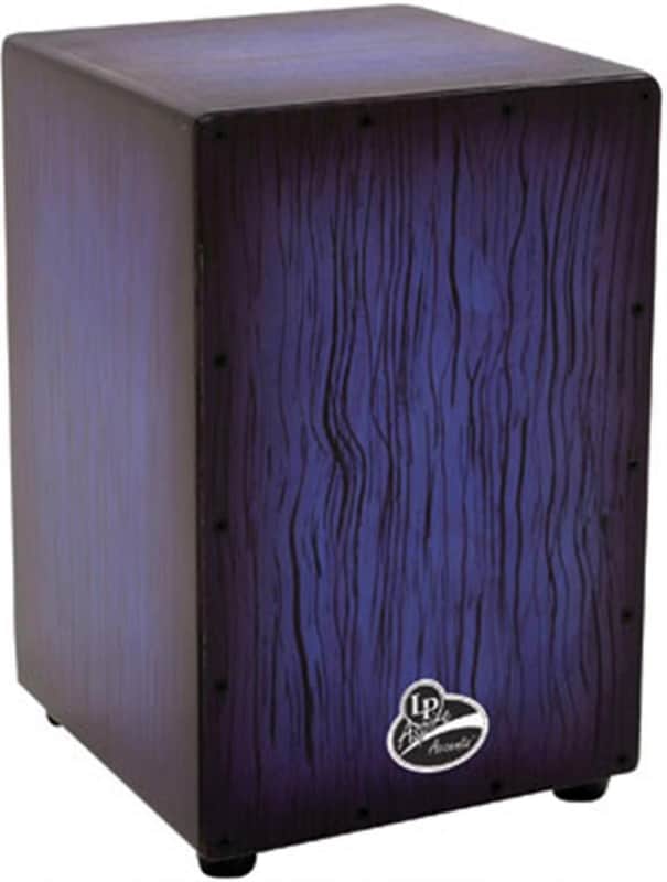Latin Percussion LPA1332BBS Aspire Cajon Blueburst Streak image 1