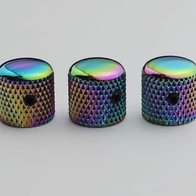 3 Piece Rainbow Guitar and Bass Control Knobs Set Bild 3