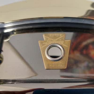 Ludwig LB416BT "Brass On Brass" Black Beauty 5x14" 10-Lug Brass Snare Drum with Tube Lugs and Brass Hardware - Black Nickel-Plated image 5