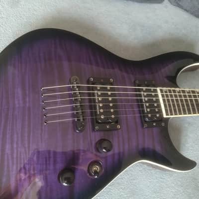 ESP LTD H3-1000 2018 - Present - See Thru Purple Sunburst image 2