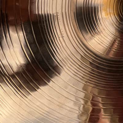 Paiste Sound Edge 2002 1970s -Hi Hats  Vintage Stamped image 2