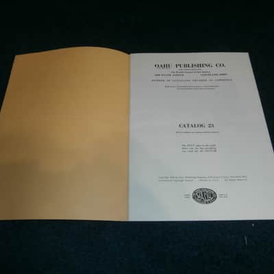 Vintage 1939 Oahu Full Line Catalog, Dealer Letter, Flier, and Post Card! STUPID RARE! image 3
