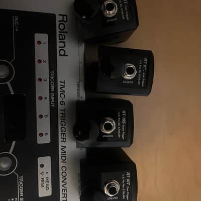 Roland TMC-6 Trigger MIDI Converter + 4x RT-10 Drum Triggers (T/S/K) image 6