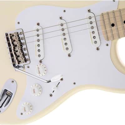 Fender Eric Clapton Artist Series Stratocaster with Vintage Noiseless Pickups 2001 - Present - Olympic White image 3