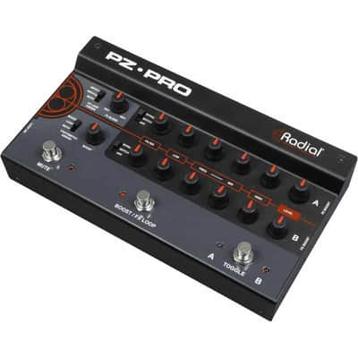 Radial Engineering PZ-PRO Acoustic instrument preamp, 2 ch w/dual EQ, 48V mic in, Radial DI image 3