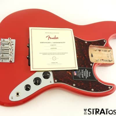 Fender American Professional Classic Jazz Bass LOADED BODY Bass Faded Dakota Red image 2