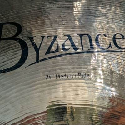 Meinl 24" Byzance Brilliant Medium Ride Cymbal 2004 - Present - Brilliant image 6