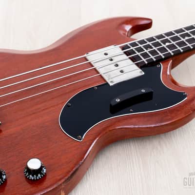 1964 Gibson EB-0 Vintage Short Scale Bass Cherry, 100% Original w/ Case image 6