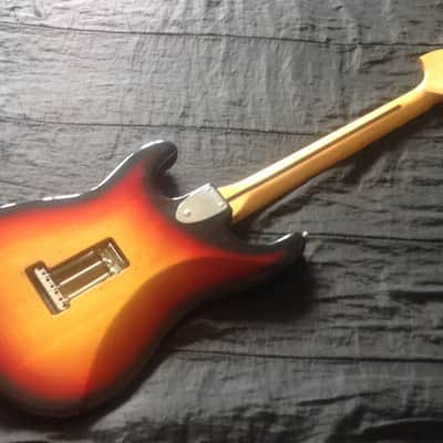 1976 JooDee Japan Vintage Artist Custom Stratocaster Sunburst image 7