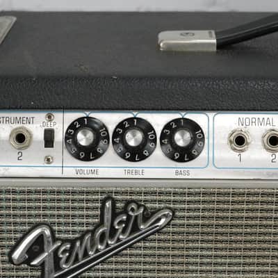 1968 Fender Bassman Amp Head & 2x12 Speaker Cabinet Guitar Bass Cab #40104 image 4