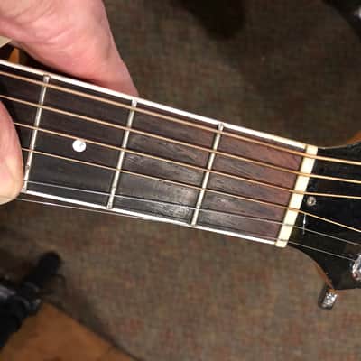 Guild F45CE vintage acoustic guitar 1980's Blonde image 9