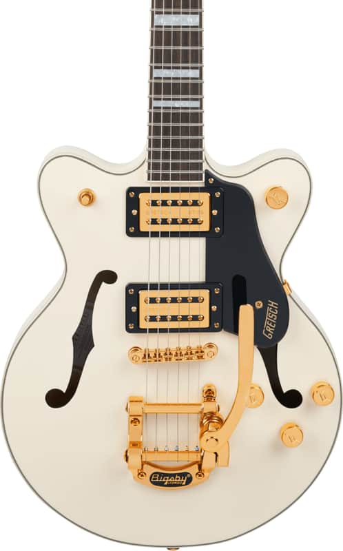 Gretsch G2655TG Streamliner Center Block Semi-Hollow Limited Edition Electric Guitar, Laurel Fingerboard, Vintage White image 1