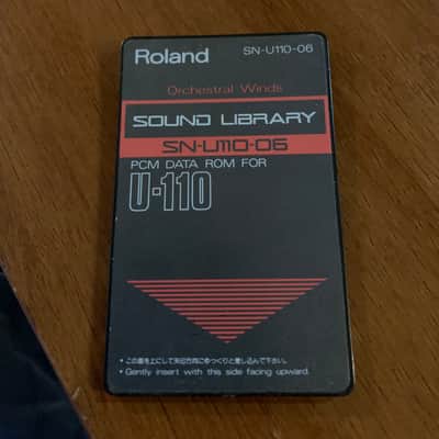 Roland SN-U110-06 Orchestral Winds Sound Library Data Card