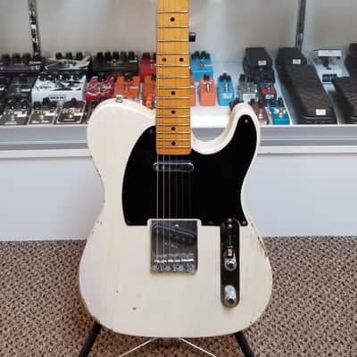 used 2018 Fender Custom Shop '54 Telecaster Relic in Aged White Blonde, Excellent Condition with OHSC! image 4
