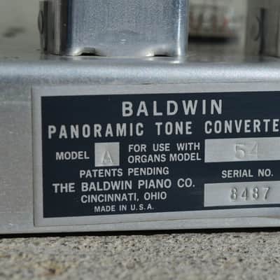 Baldwin Panoramic Tone Converter - 1960's -12AX7 Tubes! 1960's image 2